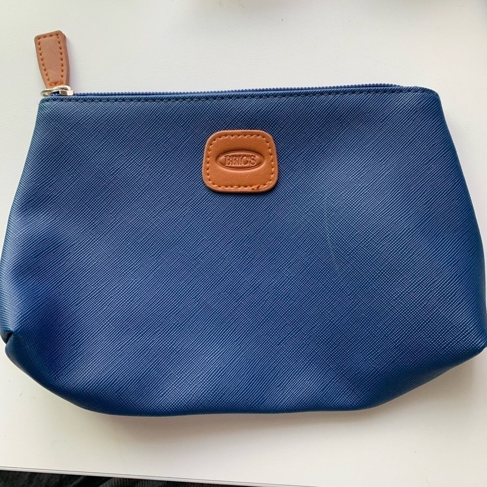 Bric's Philippine Airlines Business Class Toiletry Bag Navy Travel Zipper HTF